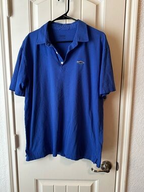 Men’s Patagonia Royal Blue Polo 100% Organic Cotton size large